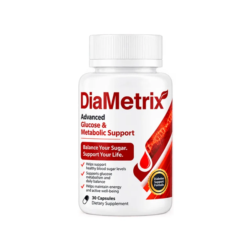 Diametrix bottle of capsules, front label showing Advanced Glucose & Metabolic Support