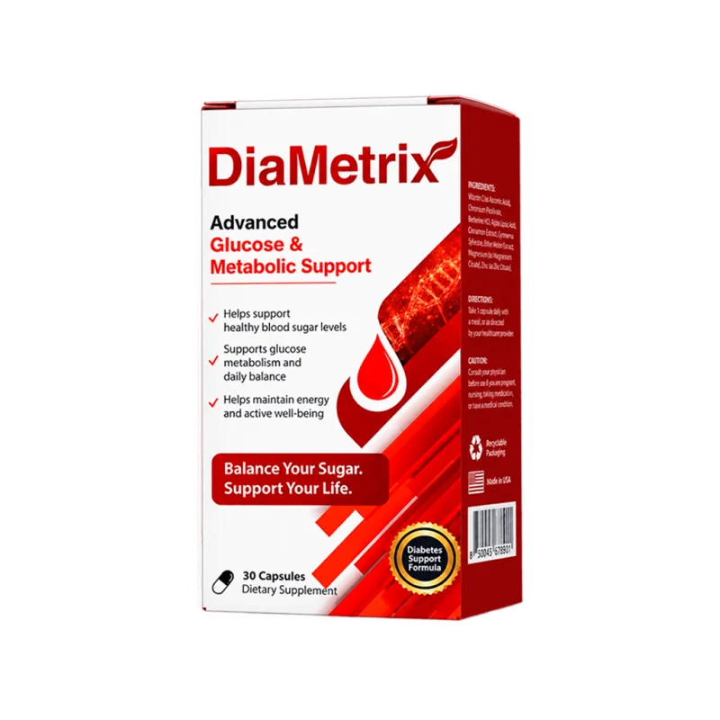 Diametrix carton, angled view of the packaging